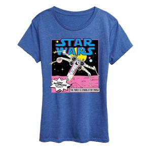 Women's - Star Wars - Luke Skywalker Ship Short Sleeve Graphic T-Shirt - 1 of 4