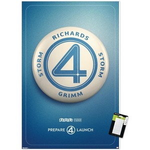 Trends International Marvel Fantastic Four: First Steps - Button One Sheet Unframed Wall Poster Prints - 1 of 4