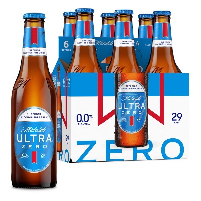 Michelob ULTRA Zero Non-Alcoholic Beer - 6pk/12 fl oz Bottles