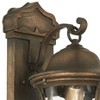 Minka Lavery Rustic Outdoor Wall Light Fixture Bronze Alder Silver 19" Clear Seedy Glass for Post Exterior Barn Porch Yard Patio - 3 of 4