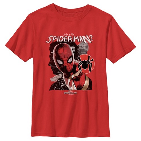 Boy's Marvel Spider-Man: No Way Home Who is the Spider-Man T-Shirt - image 1 of 4