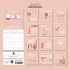 2026 Square Wall Calendar, Rosé, 16-Month Animals Theme with 180 Reminder Stickers (12x12 In) - 4 of 4