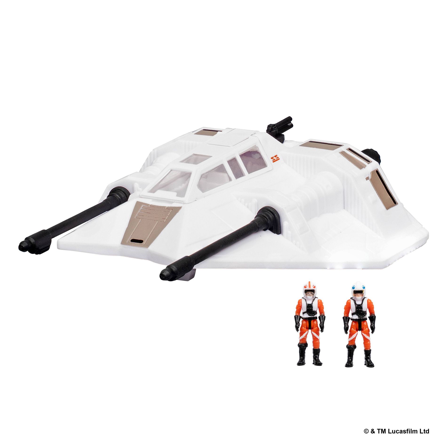 Star Wars SWJ0556 - SWJ - Feature Vehicle (9" Vehicle & Figure) A Long Long Time Ago Snowspeeders AT-ST(TGT) Action Figure