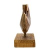 Bronze Bird Taper Candle Holder Metal & Wood - Foreside Home & Garden - image 4 of 4