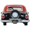 1956 Ford Thunderbird Raven Black with Fiesta Red Top 1/87 (HO) Scale Diecast Model Car by Oxford Diecast - 4 of 4