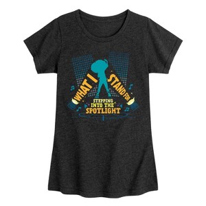 Girls' - Karma's World - Stepping Into The Spotlight Fitted Short Sleeve Graphic T-Shirt - 1 of 4