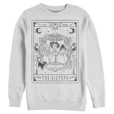 Men's Disney Hocus Pocus Sanderson Sister Tarot Card Sweatshirt