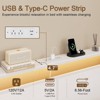 WOWLIVE Queen/Full/King Size Bed Frame with 4 Drawers, Modern bed with LED Light and Charging Station, Storage Headboard, HB00 - 4 of 4