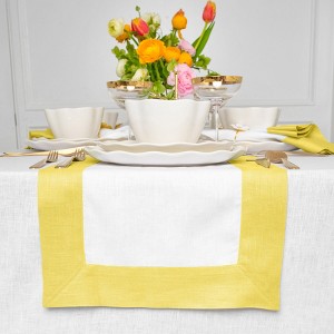 Solino Home Linen Table Runner | Contempo - 1 of 4
