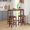 Arceso Bar Table, Counter Bar Height Pub Table, Rectangular Acacia Wood High Top Kitchen Dining Table, Indoor Use - 2 of 4