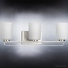 Urban Ambiance Luxury Modern Bath Light 7.625''H x 23''W,  Brushed Nickel Finish,  Broome Collection, UHP4106 - 4 of 4