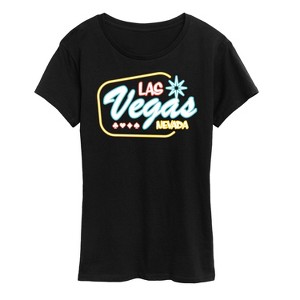 Women's - Instant Message - Las Vegas -Women's Short Sleeve Graphic T-Shirt Short Sleeve Graphic T-Shirt - 1 of 4