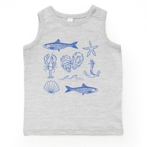 The Juniper Shop Nautical Outline Collage Toddler Tank - 1 of 4
