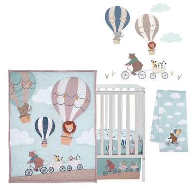 Image of Bedtime Originals Up Up & Away 5-Piece Baby Nursery Crib Bedding Set