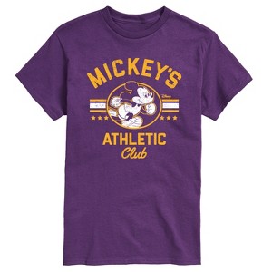 Men's - Disney - Mickeys Athletic Club Short Sleeve Graphic T-Shirt - 1 of 3