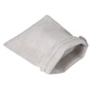 Unique Bargains Bank Coin Deposit Change Transit Bags Canvas Money Bag with Drawstring Beige 12 Pcs - 4 of 4
