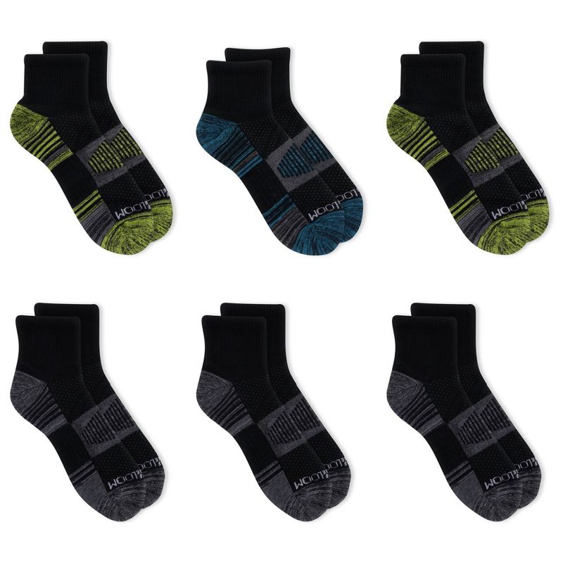 Fruit of the Loom Men's 6pk Breathable Performance Ankle Socks - 6-12, 1 of 7