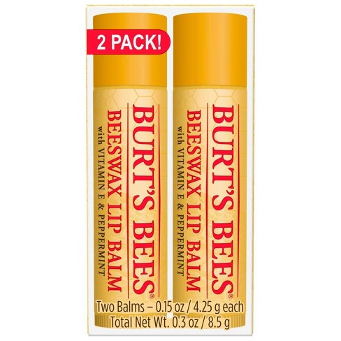 inhoud Opheldering kaas Burt's Bees Lip Balm - 2 Pack : Target