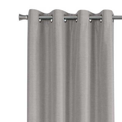 Silver Blackout Grommet Polyester Curtain Panels 52"W x 95"H