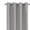 Monarch Specialties Curtain Panel 2Pcs Set 100 Blackout Grommet Living Room Bedroom Kitchen Thermal Insulation Polyester Grey Contemporary Modern - 3 of 4