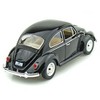 KiNSMART 1967 Volkswagen Beetle 1:24 Scale 6Inch Die Cast Metal Model Toy Car Black - 2 of 3
