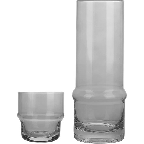 Plastic Pitcher With Stackable Glasses