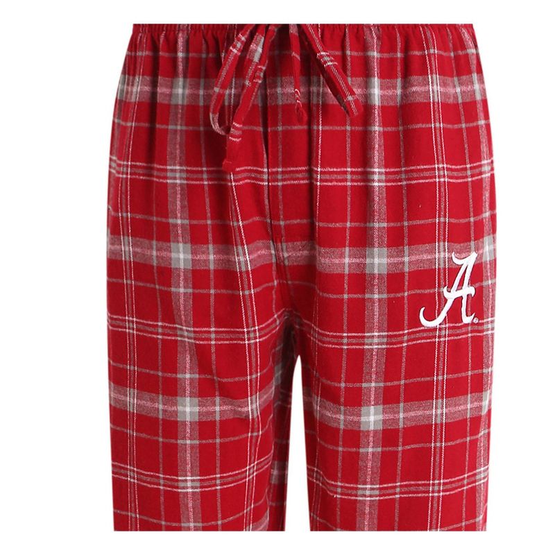 NCAA Alabama Crimson Tide Men&#39;s Big and Tall Plaid Flannel Pajama Pants, 2 of 3