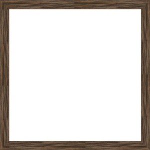 Amanti Art Regis Barnwood Mocha Narrow Framed Dry Erase Magnetic Board - 1 of 4