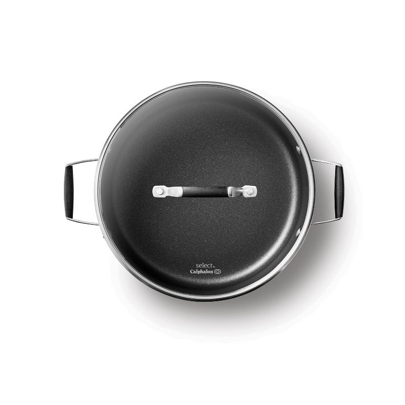 Select by Calphalon Nonstick with AquaShield 5qt Dutch Oven with Lid, 4 of 10