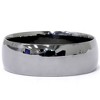 Pompeii3 8mm High Polished Dome Wedding Band 14K Black Gold - 2 of 4