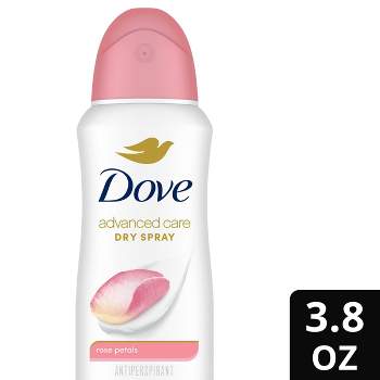 Dove Beauty Advanced Care Rose Petals 48-Hour Women's Antiperspirant & Deodorant Dry Spray - 3.8oz