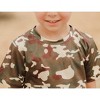 Little Kid Shorts Sets Kids Summer Beach Outfit  Pulm Leaves Pattren Short Sleeve Shirt Top with Shorts Suits - 4 of 4