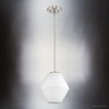 Urban Ambiance Luxury Mid-Century Modern Indoor Pendant,  11-1/2''H x 10"W x 10''D,  Brushed Nickel Finish, UHP4522 - 3 of 4