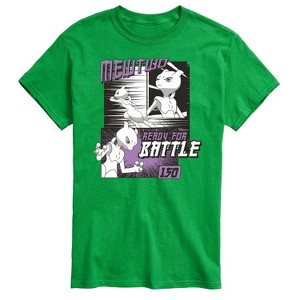 Men's - Pokémon - Mewtwo Ready For Battle Short Sleeve Graphic T-Shirt - 1 of 4