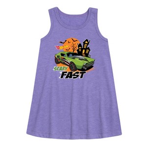 - Hot Wheels - Halloween Graphic Sleeveless Aline Dress - 1 of 3
