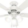 Hunter Fresh White Professional Series Lighted Ceiling Fan with Integrated LED and Pull Chain Control - 4 of 4