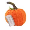 Ganz 4.0 Inch Mini Pumpkin Stem Leaf Autumn Knit Pumpkin Figurines - 3 of 3