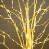 Nearly Natural 6-ft Pre-Lit Artificial White Birch Tree with 300 Warm White LED Lights - 3 of 4