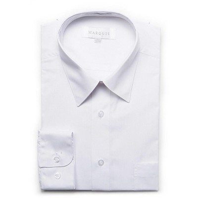 Marquis Men's Long Sleeve Regular Fit Big & Tall Size Dress Shirt