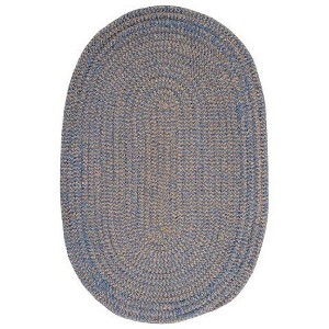 Colonial Mills Softex Check Area Rug - Blue Ice Check 4'x6' - 1 of 2
