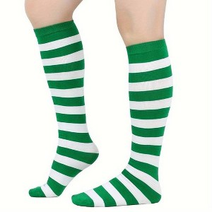Striped Pattern Knee High Socks (Tube Socks) from the Sock Panda (Women's Sizes, Adult Medium) - 1 of 3