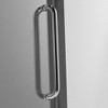 Serene Valley 66 x 74 Inch Square Rail Frameless Sliding Stainless Steel Shower Door with Superclear 3/8 Inch Tempered Glass, Chrome - 3 of 4