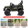 12V Ride On Truck Car for 3-6 Years Kids, Licensed Toyota Kids Car w/2.4G Remote Control, Lights, Suspension System, Safety Belt - 4 of 4
