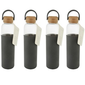 Soma Grey Glass Water Bottle - Case of 4/25 oz - 1 of 3