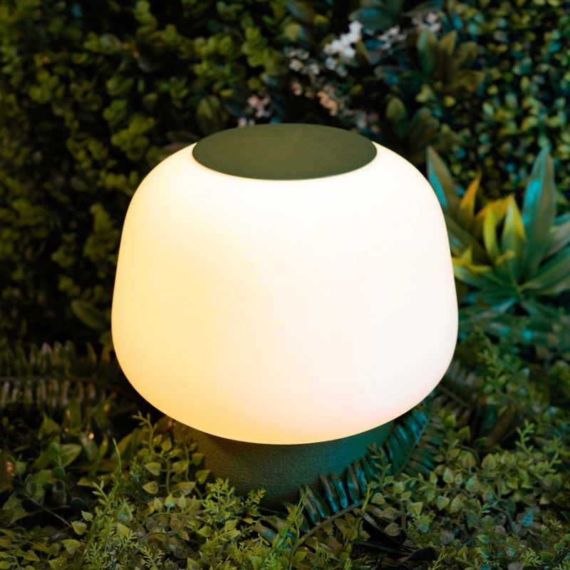 10" Mushroom Modern Classic Plant-Based PLA 3D Printed Dimmable LED Table Lamp - JONATHAN Y, 3 of 9