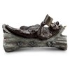 SPI Home Lazy Reader Garden Sculpture – Metal Outdoor Art, 14" H x 25" W, Whimsical Book Lover’s Garden Accent - 4 of 4