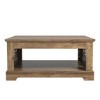 Galano Heron Mission 34.8 in. Knotty Oak Wood Top Square Coffee Table - 2 of 4