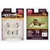 "Off-Road Adventure 2" 6 piece Diecast Set (4 Male Figurines and 2 Accessories) for 1/64 Scale Models by American Diorama - 3 of 3