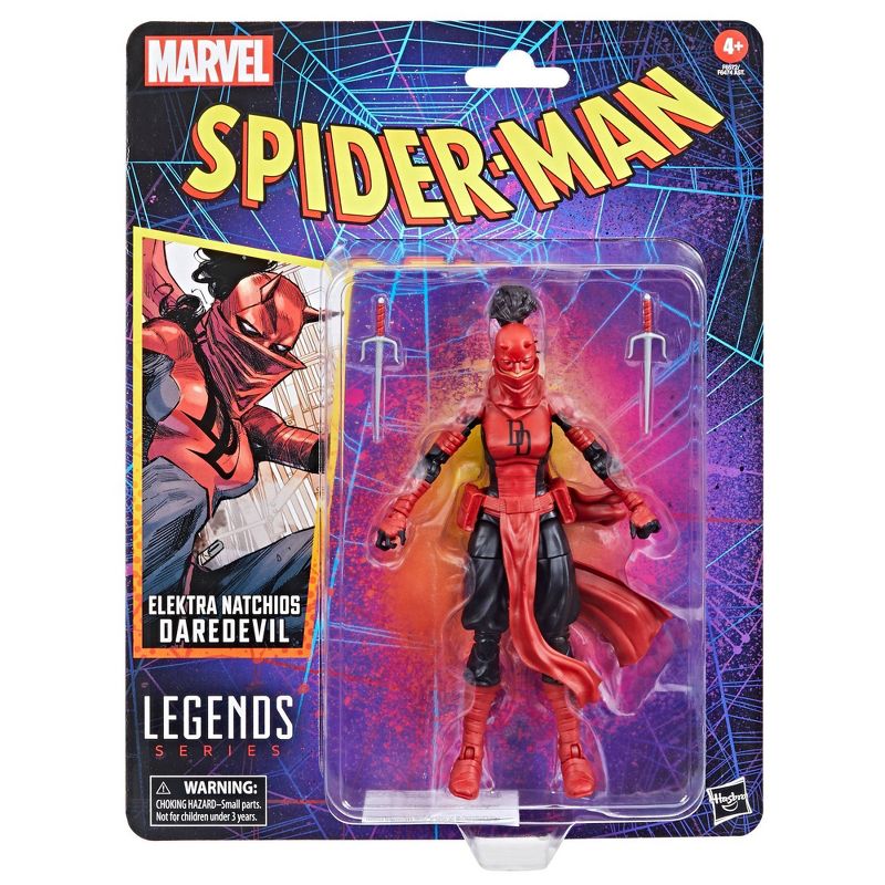 Marvel Spider-Man Legends Elektra Natchios Daredevil Action Figure, 3 of 8