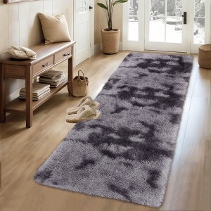 Plush Fuzzy Rugs Ultra Soft Fluffy Furry Rugs Non Slip Non Shedding Area Rug Indoor Carpet Nursery Rugs for Kids Room Bedroom Home Decor - 1 of 4